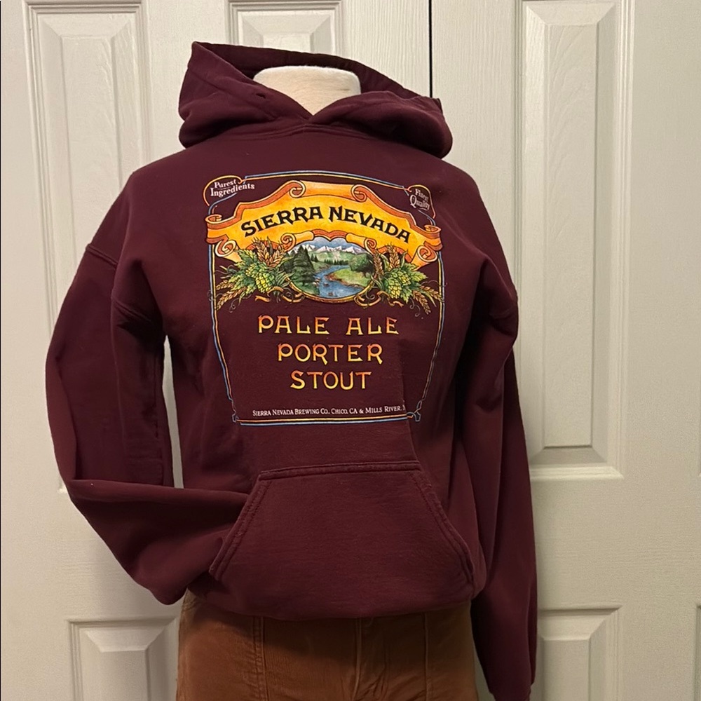 Sierra Nevada Burgundy Hoodie